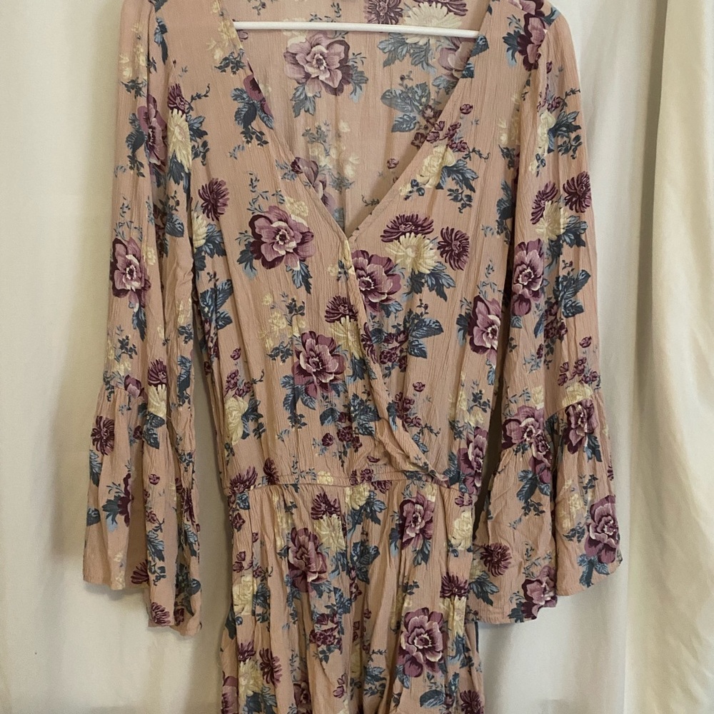 American Eagle Floral Romper